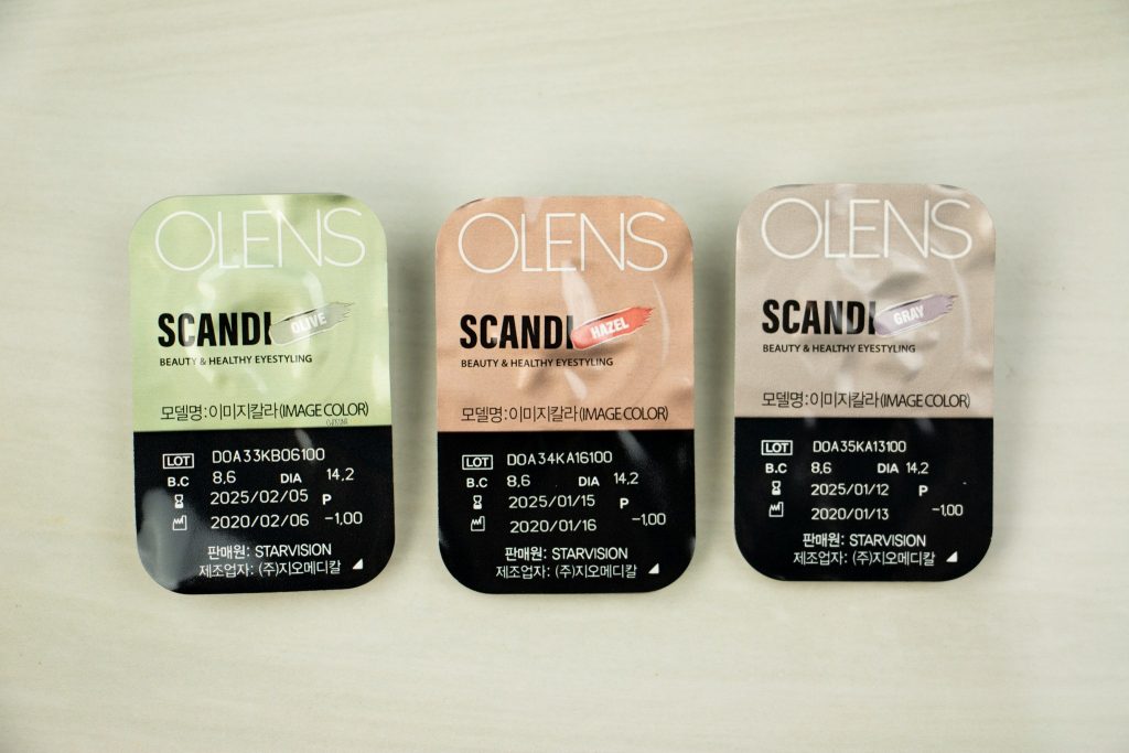 Color contact brand Olens