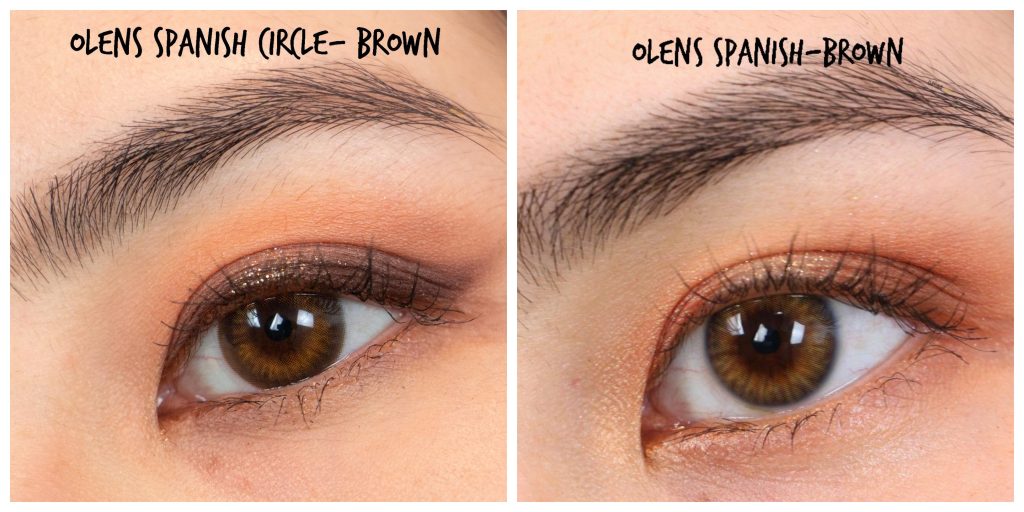Olens spanish circle brown vs spanish brown review try on
