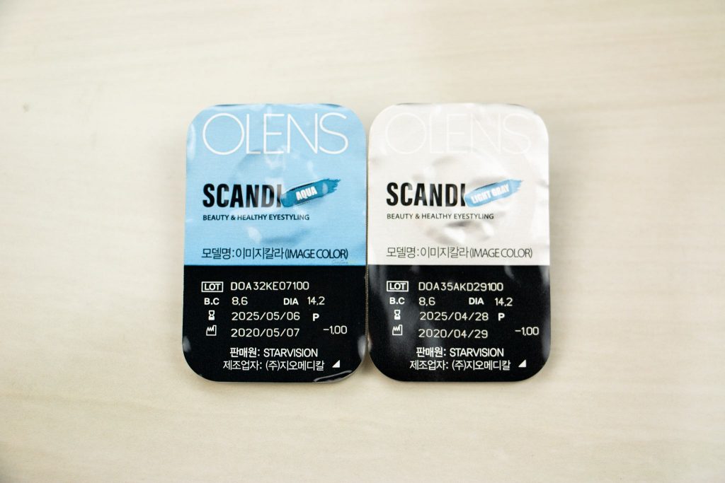 Olens scandi color contacts review