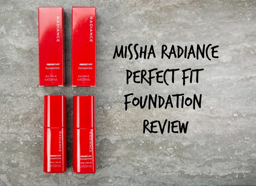 Missha radiance perfect fit foundation review
