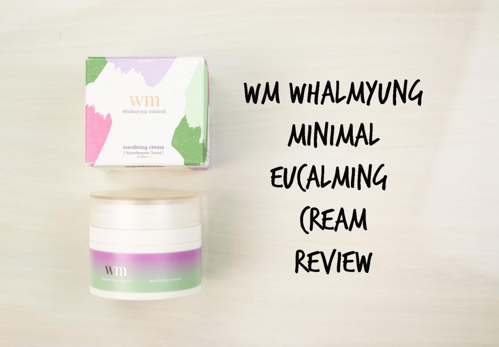 Whalmyung minimal Eucalming cream review