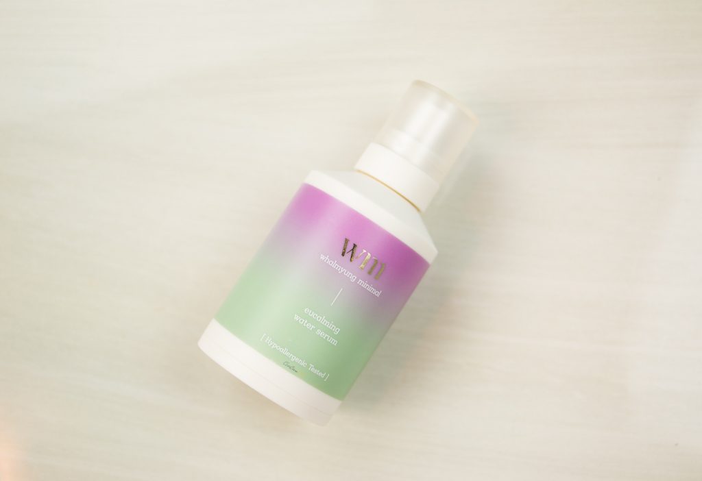 Whalmyung minimal eucalming water serum review best calming skincare product