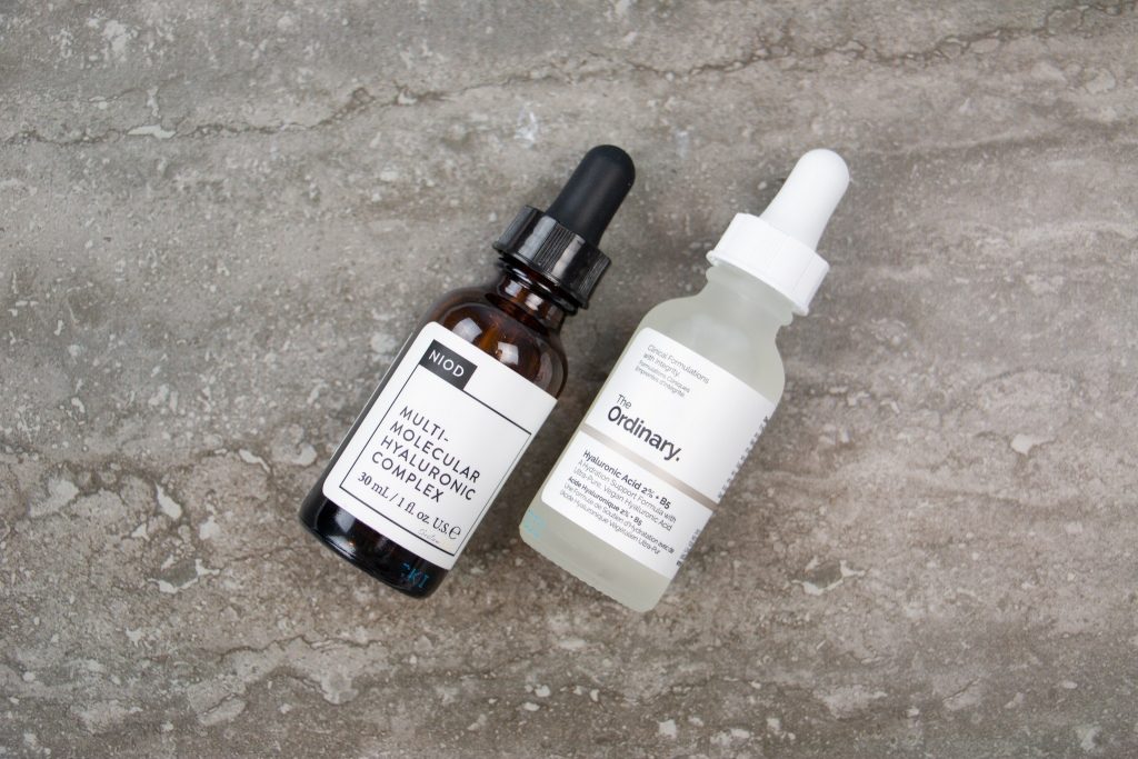 NIOD multi-molecular hyaluronic complex comparing the ordinary hyaluronic acid 2% + B5 review