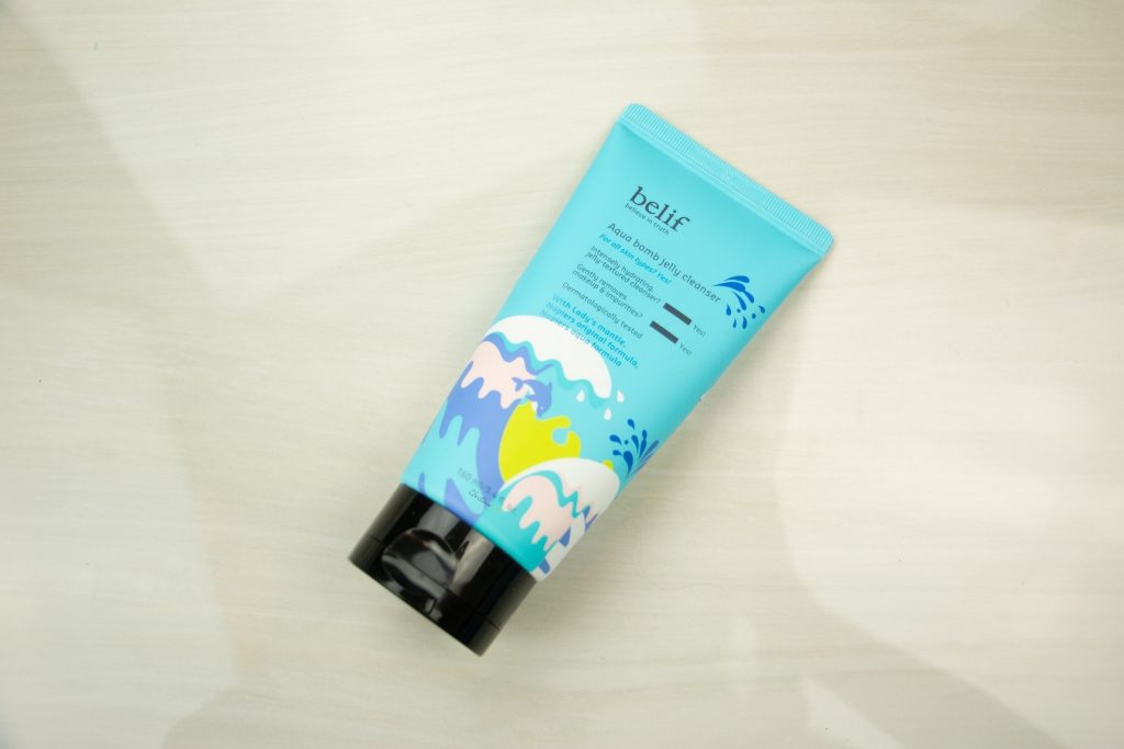 Belif moisture bomb aqua bomb jelly cleanser review best korean cleanser