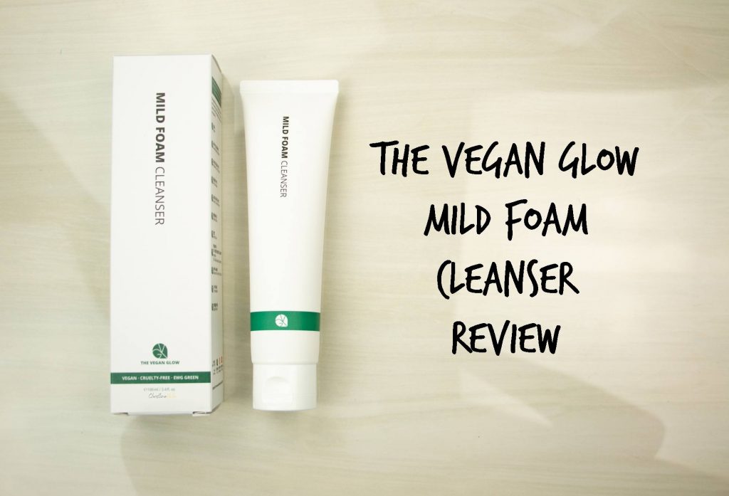 The vegan glow mild foam cleanser review korean vegan skincare 
