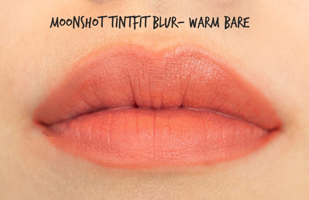 Moonshot tintfit blur warm bare review swatch