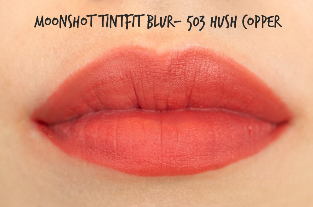 Moonshot tintfit blur 503 hush copper review swatch