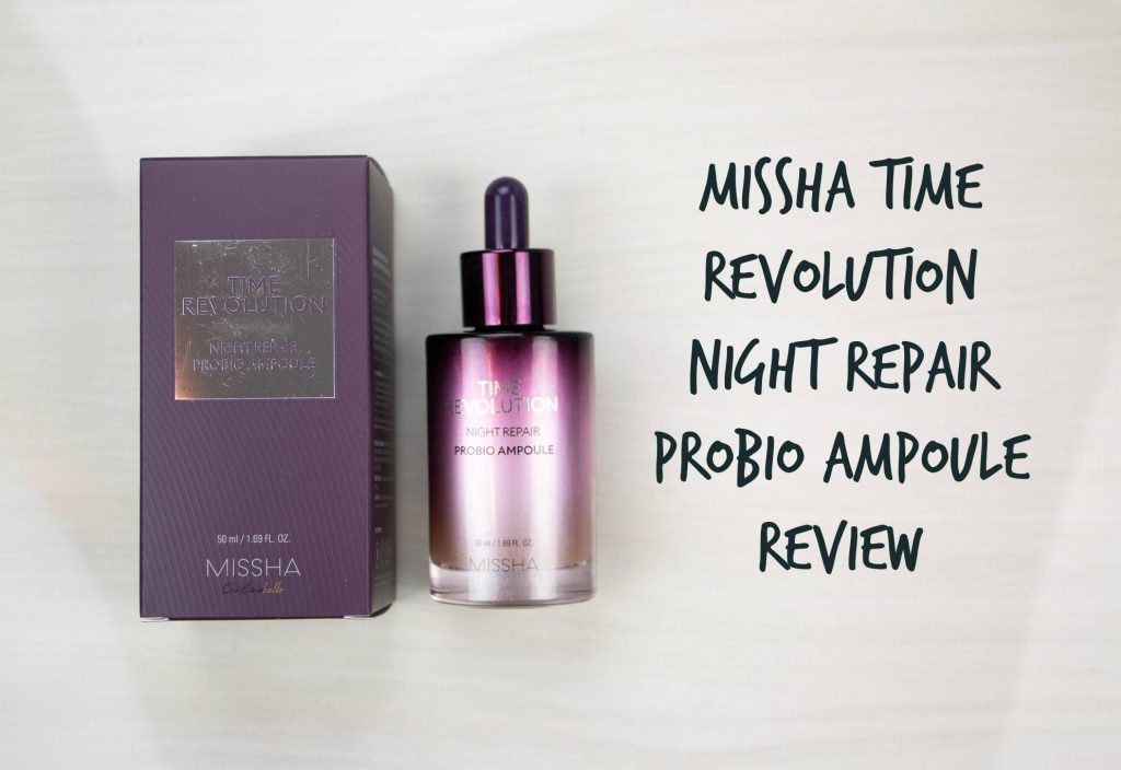 MIssha time revolution night repair probio ampoule review