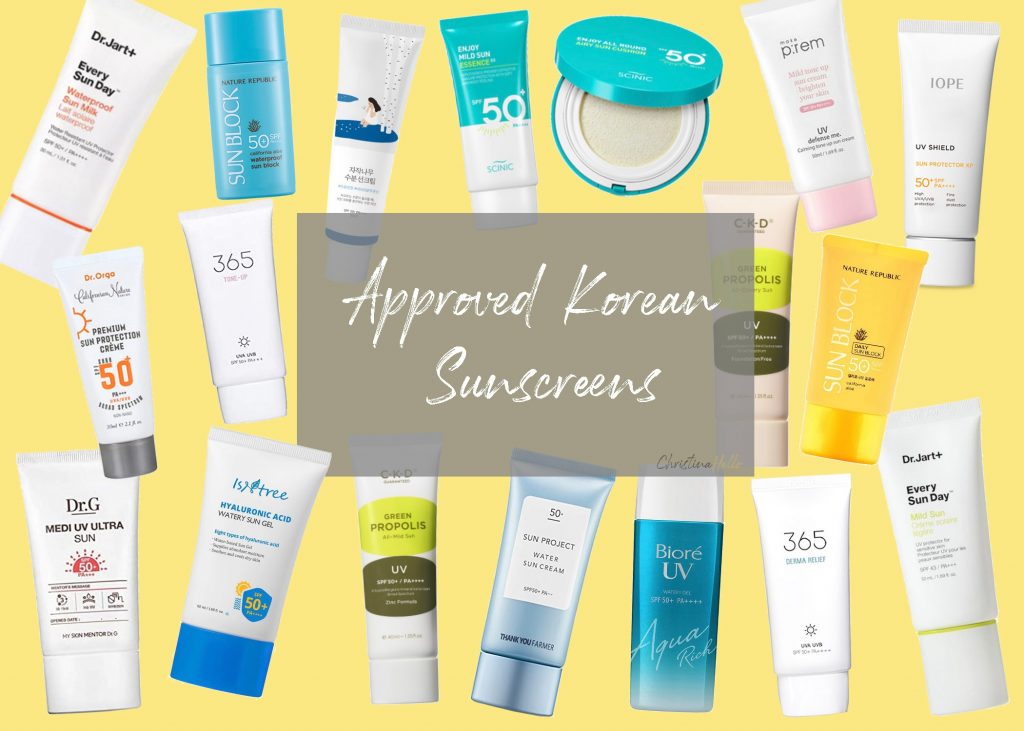 Which Korean sunscreens are actually SPF 50, Korean sunscreen that passed the test