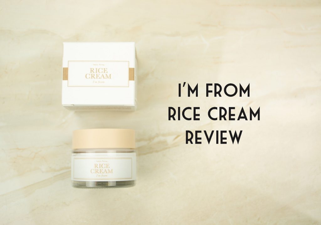 I'm from rice cream review