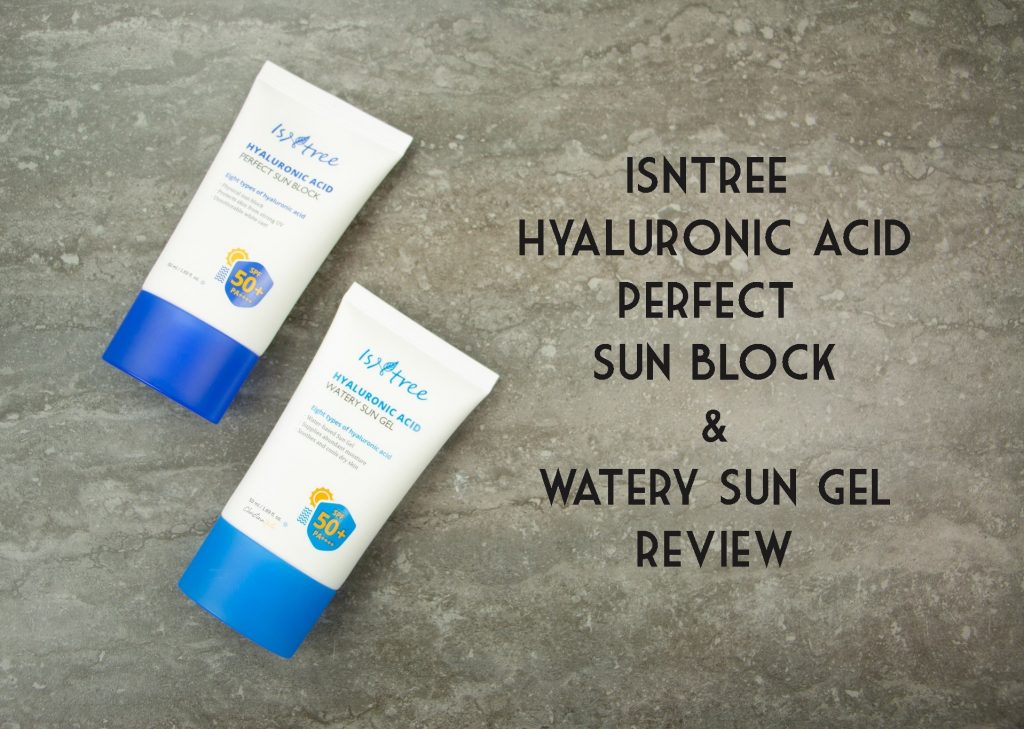 Isntree hyaluronic acid watery sun gel review