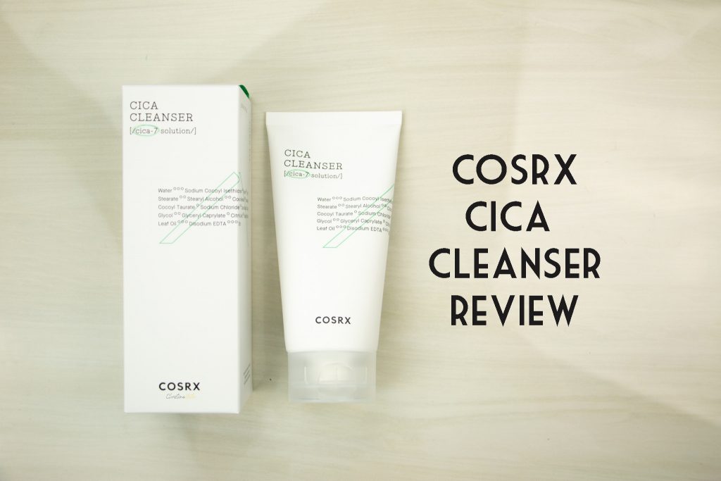 Cosrx cica cleanser review