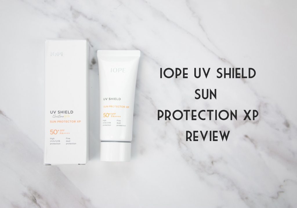 IOPE UV sheild sun protection XP review