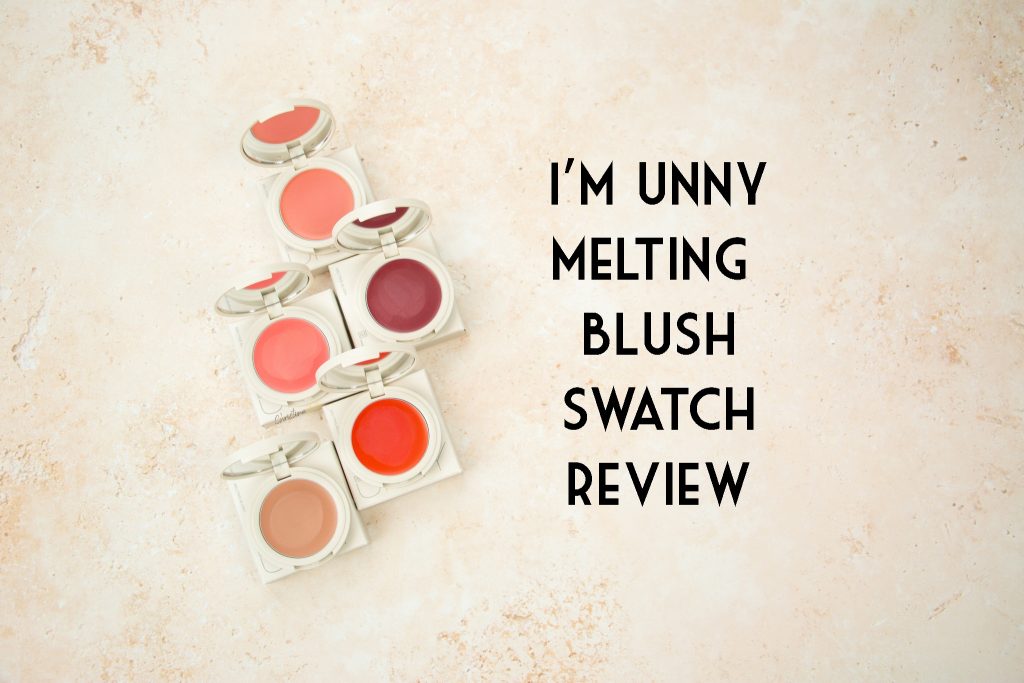 I'm unny melting blush swatch review
