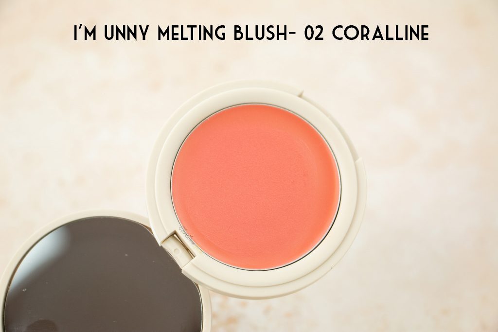 I'm unny melting blush 02 coralline review