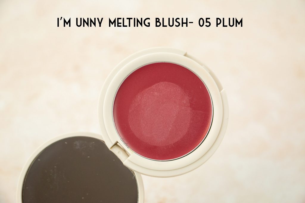 I'm unny melting blush 05 plum review