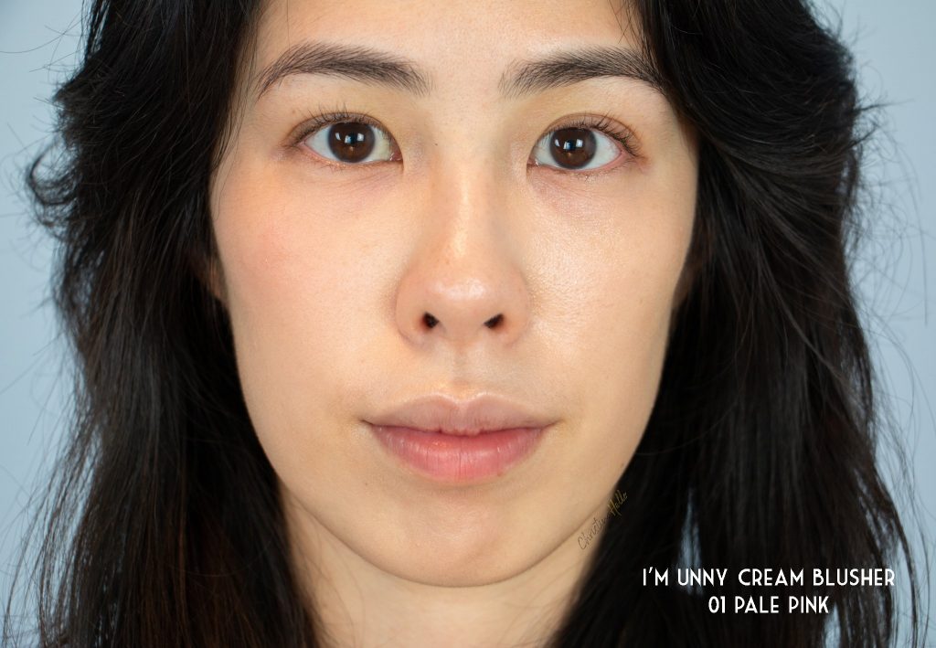I'm unny cream blusher 01 pale pink review