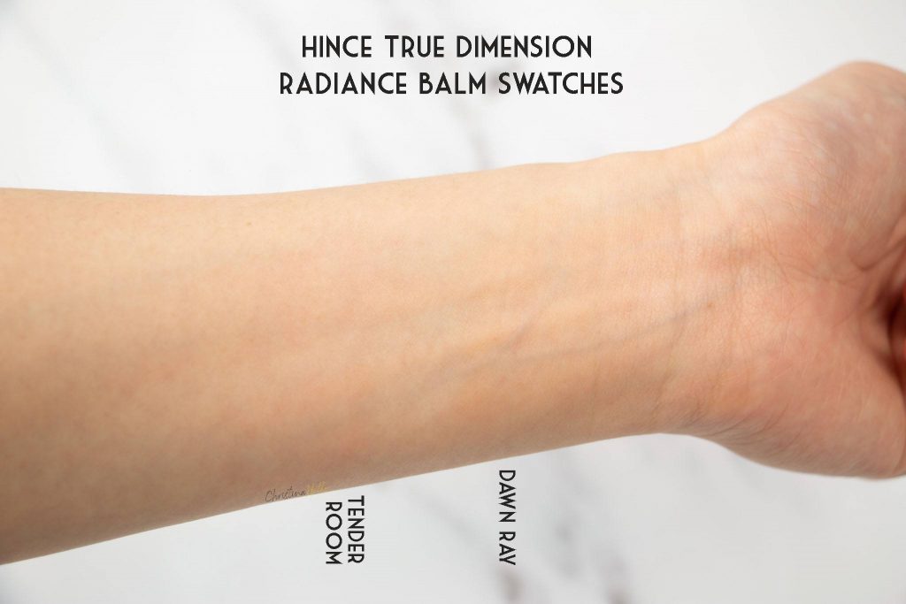 Hince true dimension radiance balm swatches review