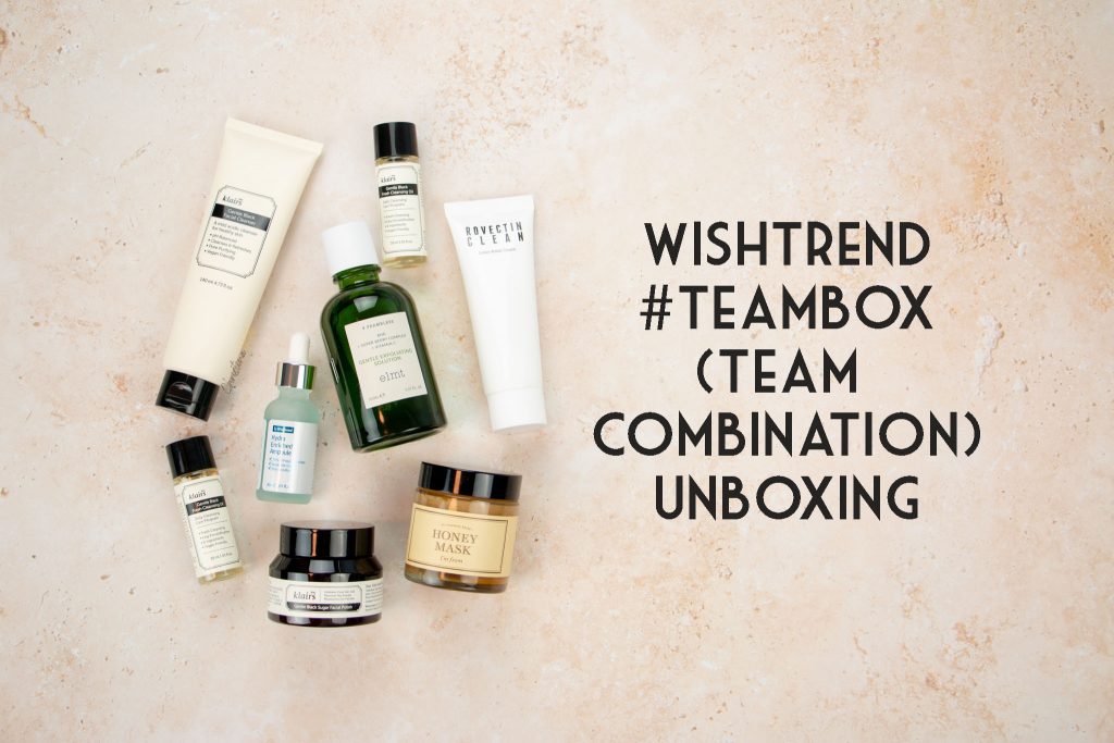 Wishtrend #teambox team combination unboxing review