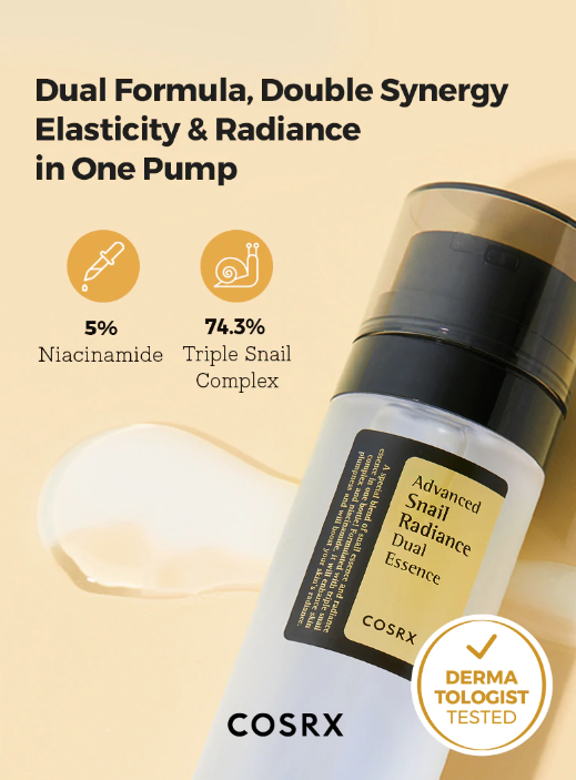 Cosrx advanced snail radiance dual essence review