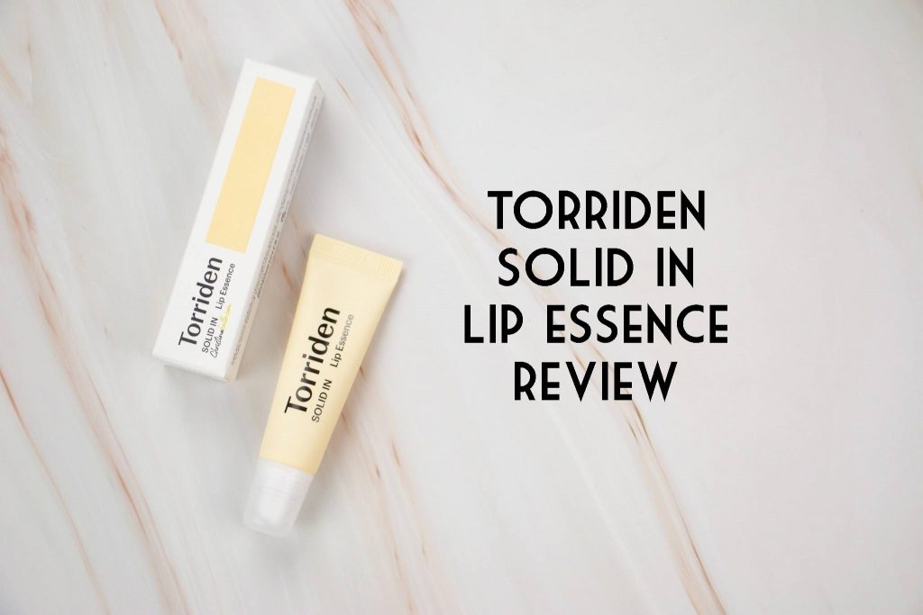 Torriden solid in lip essence review