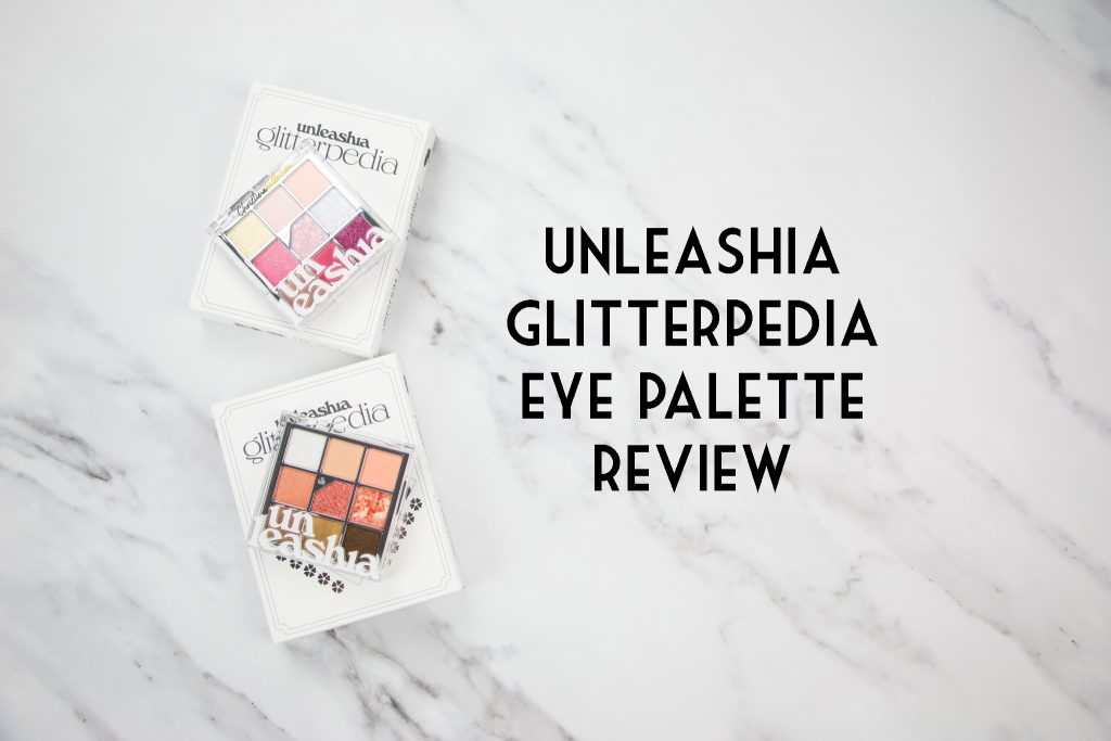 Unleashia glitterpedia eye palette review

