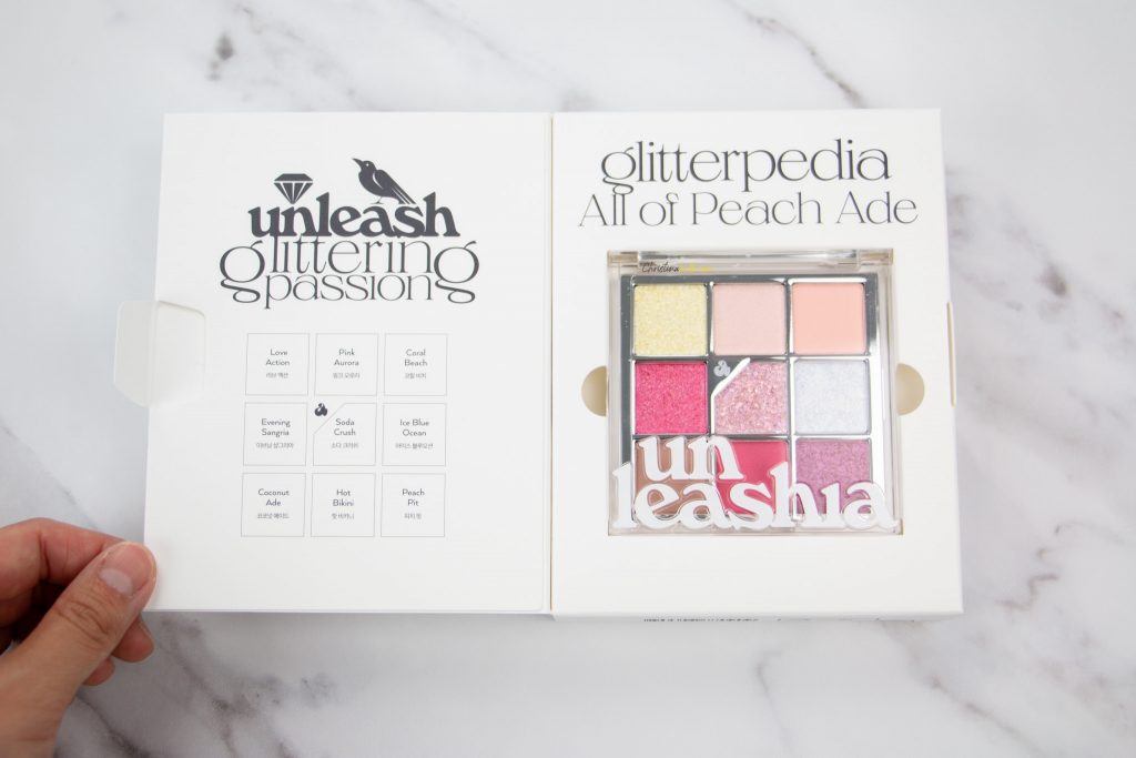 Unleashia glitterpedia eye palette review