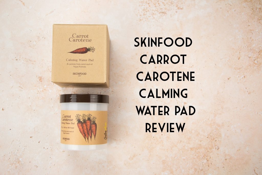 Skinfood Carrot carotene calming water pad review