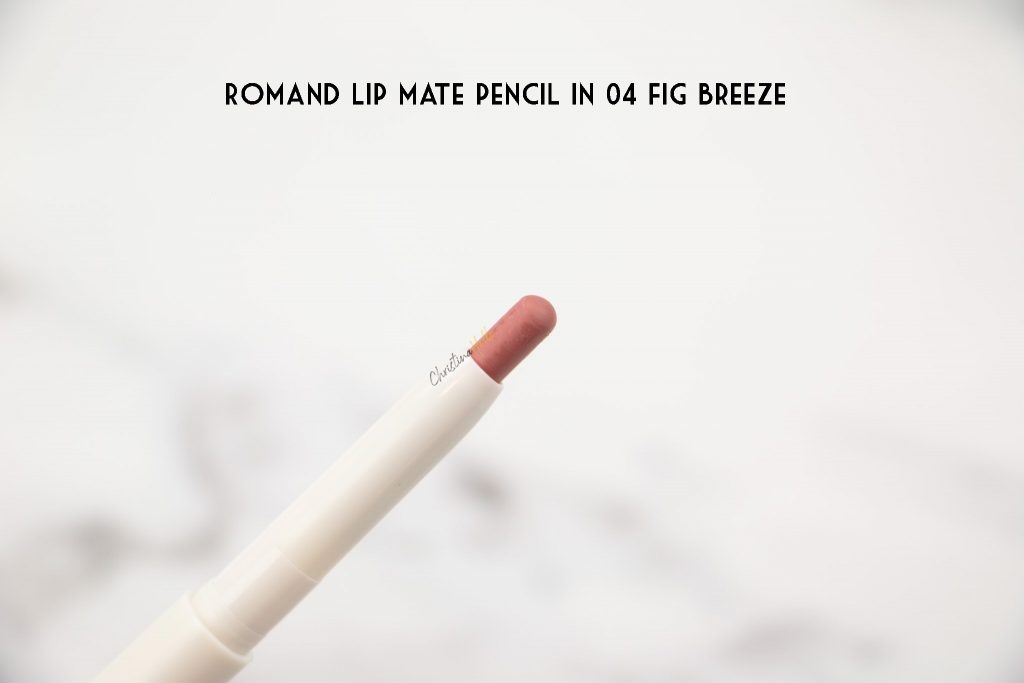 Romand lip mate pencil in 04 fig breeze swatches review