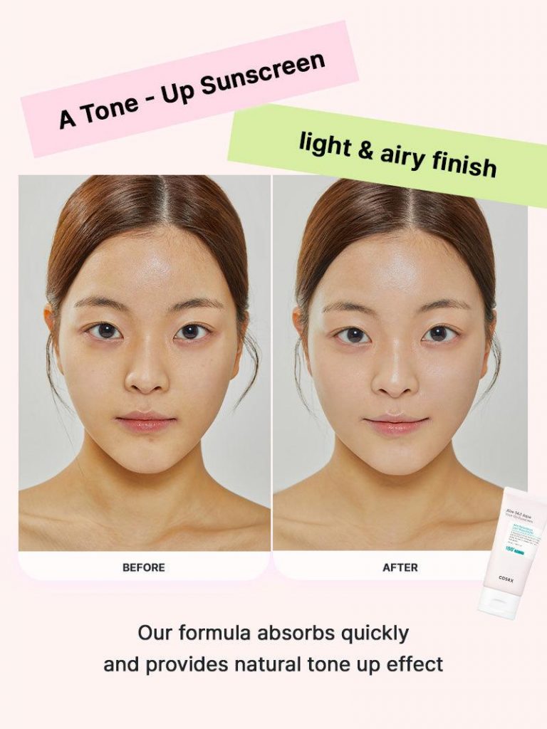Korean sunscreen brightening review